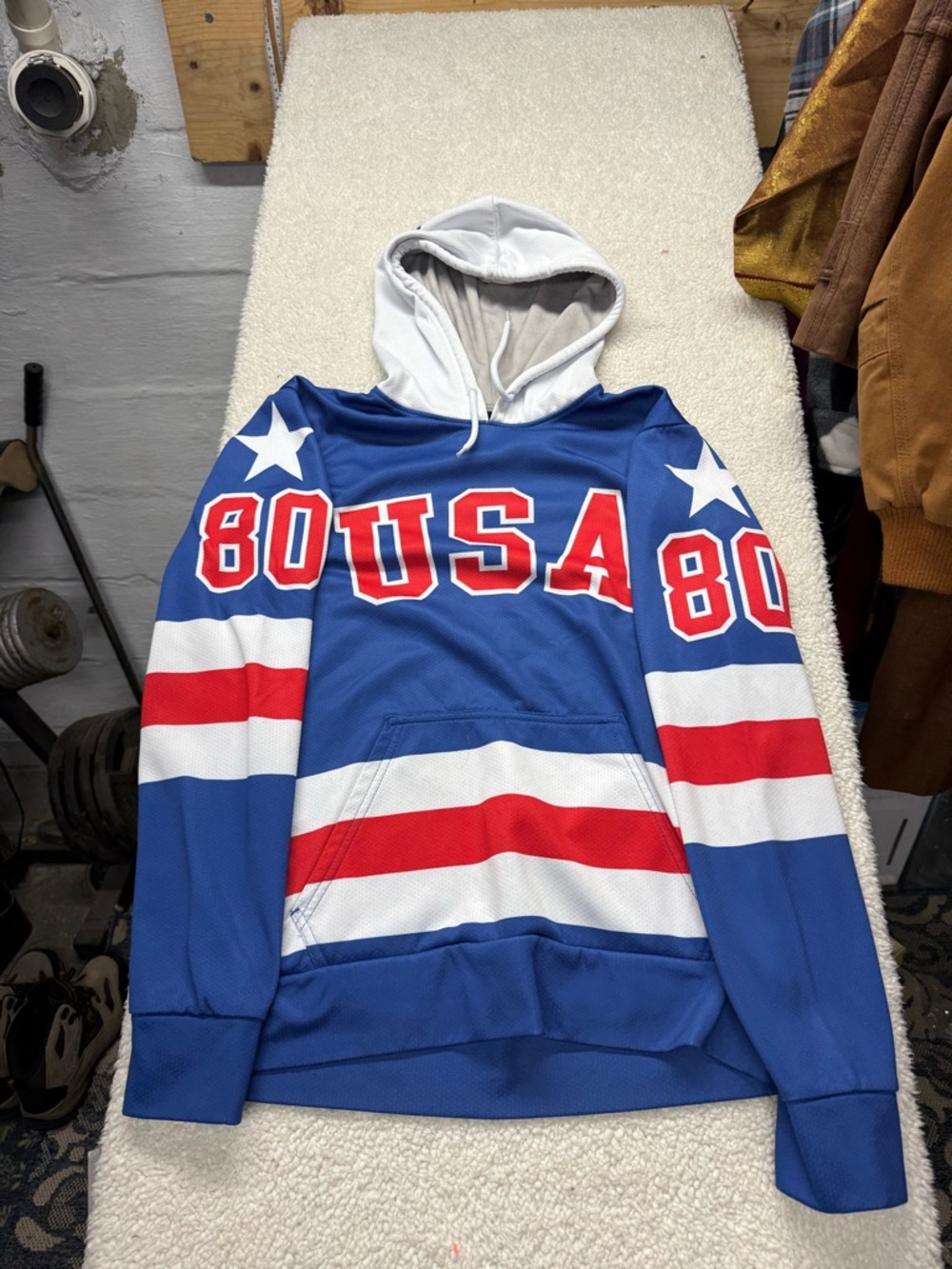 USA Olympic hockey team, 1980 miracle, K1 sportswear Men Hoodie Sweatshirt Sz M